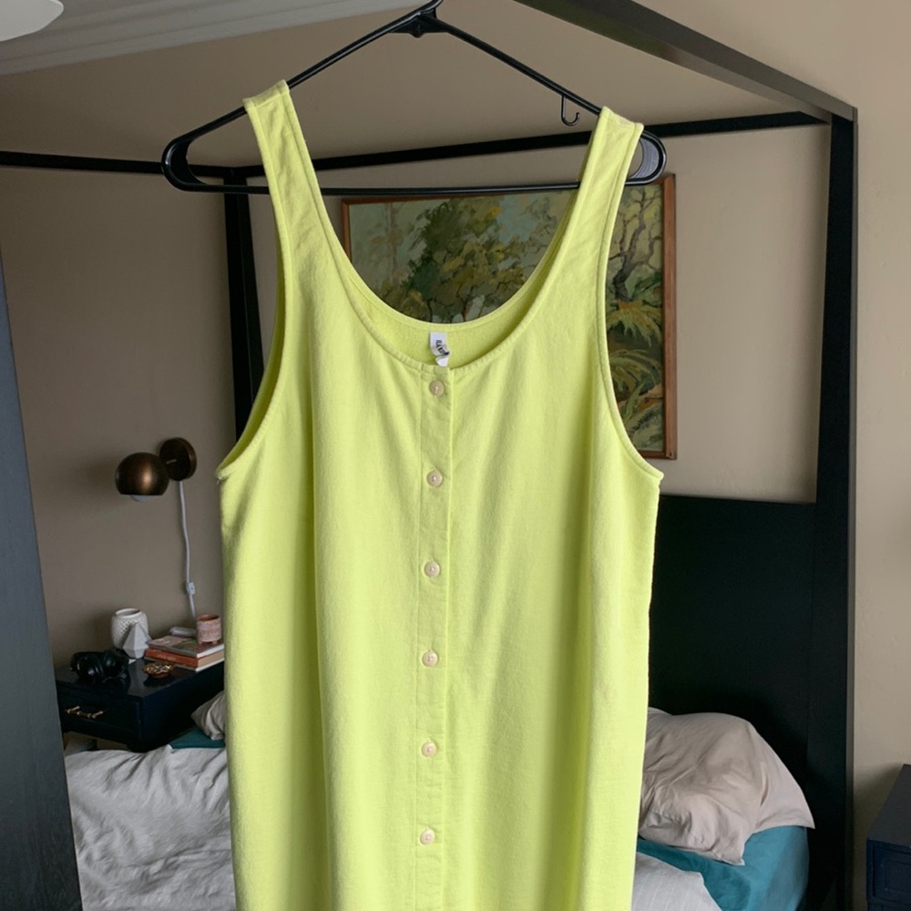 Ilana Kohn Yellow Sleeveless Dress